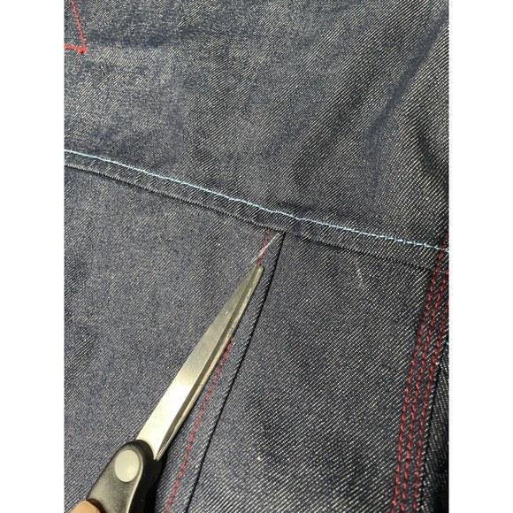 Vintage Platinum Fubu Fat Albert Denim Jean Jacket Mens XL Blue Rap Hip Hop - Picture 14 of 14